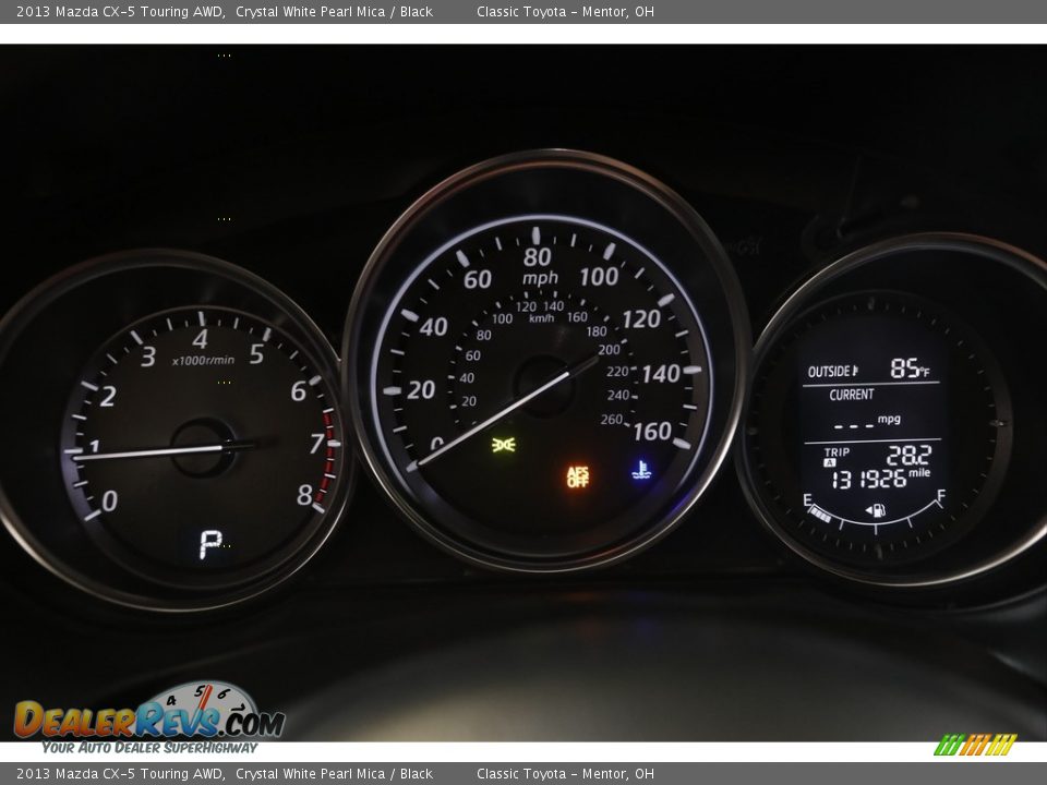 2013 Mazda CX-5 Touring AWD Crystal White Pearl Mica / Black Photo #8