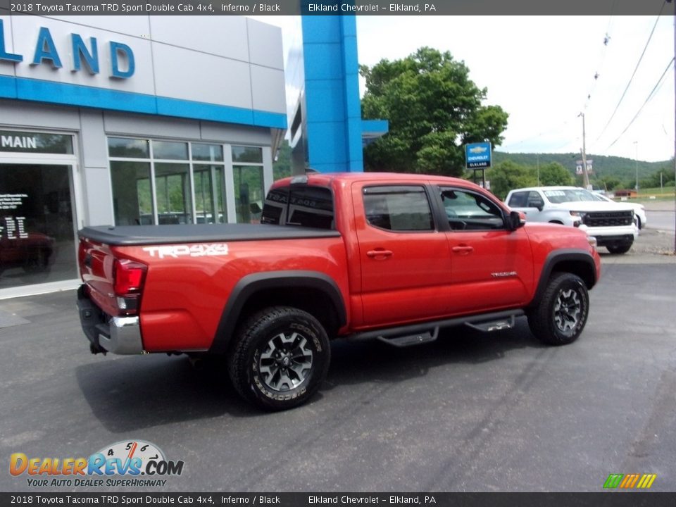 2018 Toyota Tacoma TRD Sport Double Cab 4x4 Inferno / Black Photo #3