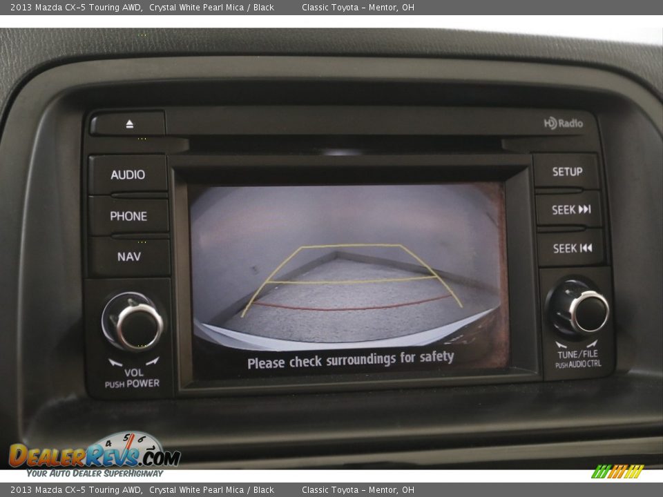 2013 Mazda CX-5 Touring AWD Crystal White Pearl Mica / Black Photo #13