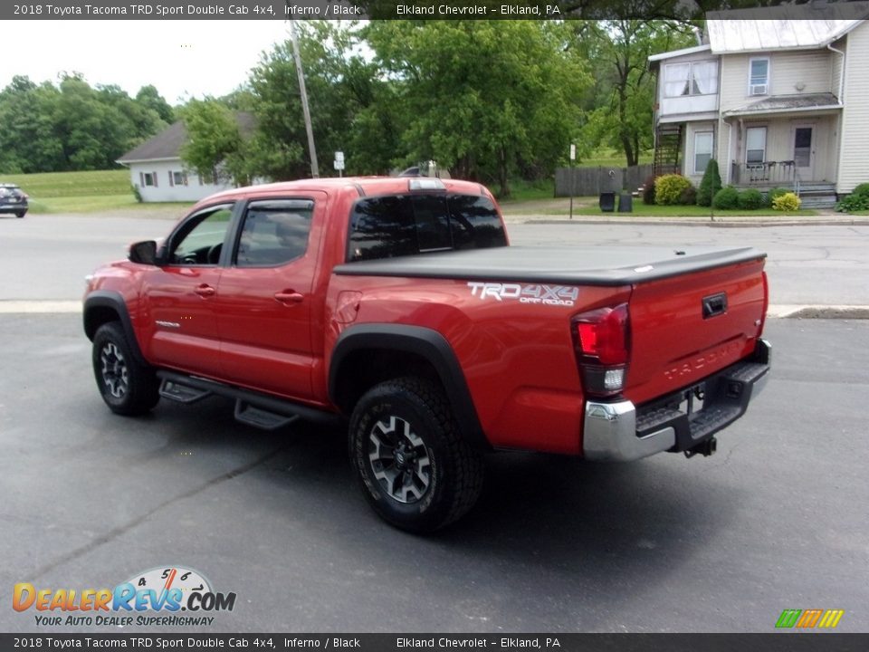 2018 Toyota Tacoma TRD Sport Double Cab 4x4 Inferno / Black Photo #5