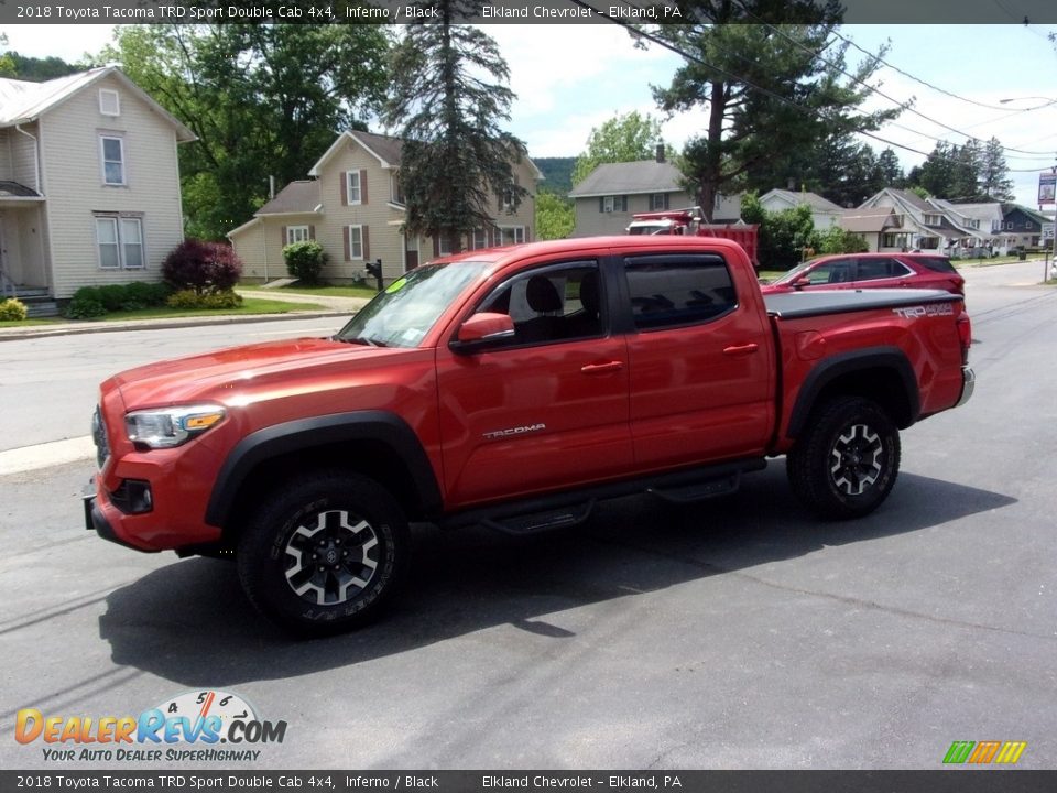 2018 Toyota Tacoma TRD Sport Double Cab 4x4 Inferno / Black Photo #7