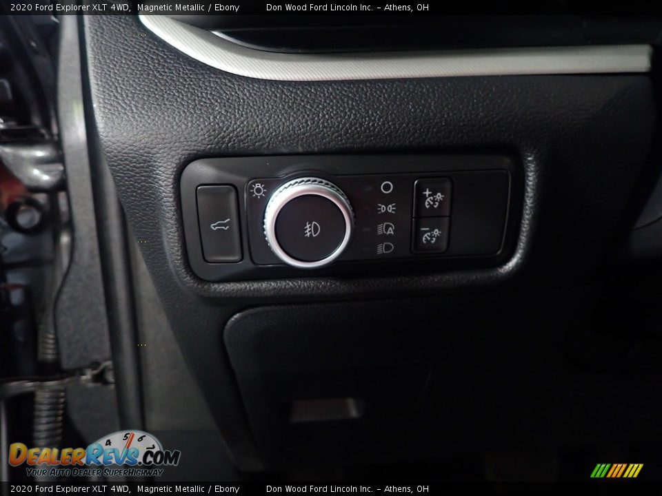 2020 Ford Explorer XLT 4WD Magnetic Metallic / Ebony Photo #35