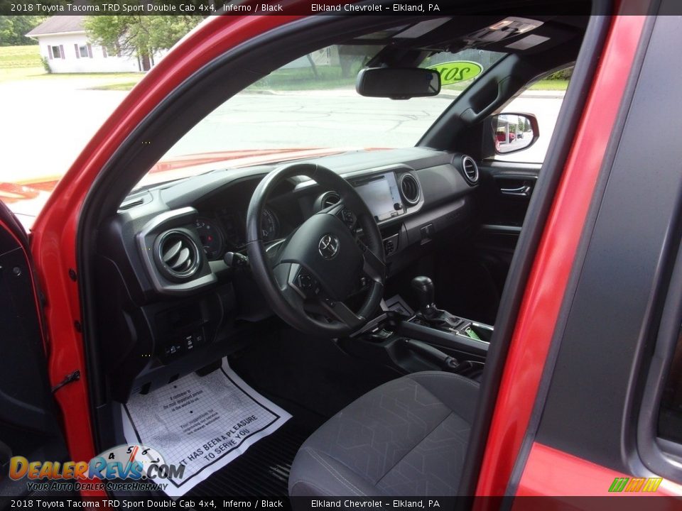 2018 Toyota Tacoma TRD Sport Double Cab 4x4 Inferno / Black Photo #14