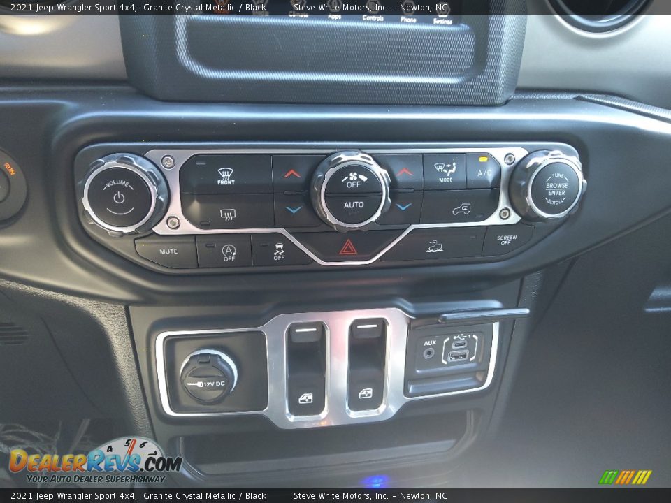 2021 Jeep Wrangler Sport 4x4 Granite Crystal Metallic / Black Photo #23
