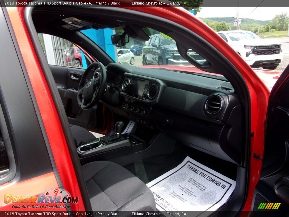 2018 Toyota Tacoma TRD Sport Double Cab 4x4 Inferno / Black Photo #18