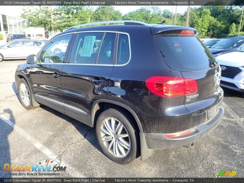 2016 Volkswagen Tiguan SE 4MOTION Deep Black Pearl / Charcoal Photo #2