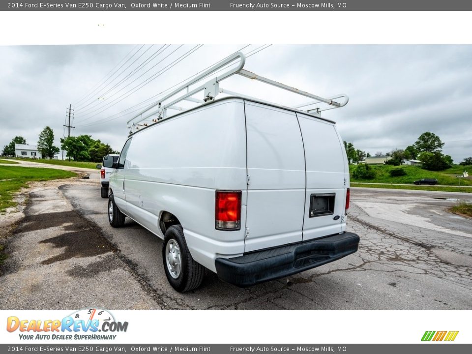 2014 Ford E-Series Van E250 Cargo Van Oxford White / Medium Flint Photo #6