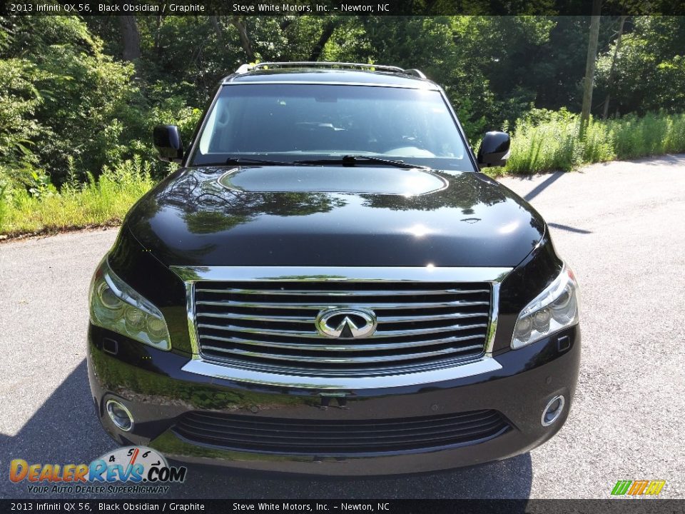 2013 Infiniti QX 56 Black Obsidian / Graphite Photo #3