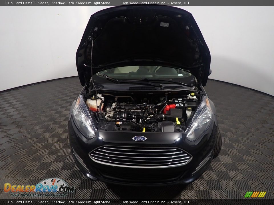 2019 Ford Fiesta SE Sedan Shadow Black / Medium Light Stone Photo #6