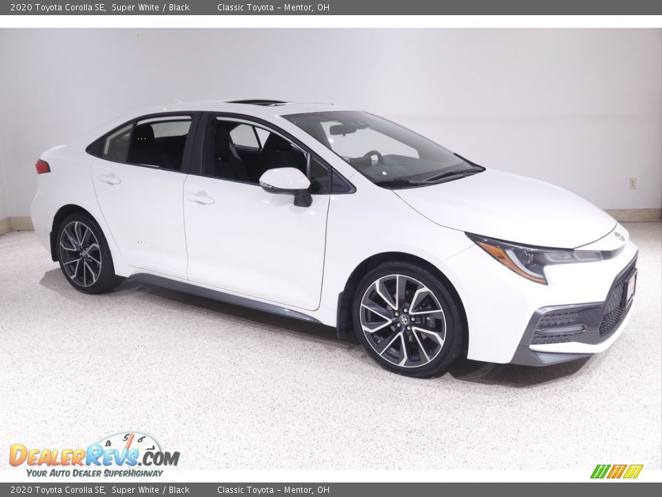 2020 Toyota Corolla SE Super White / Black Photo #1