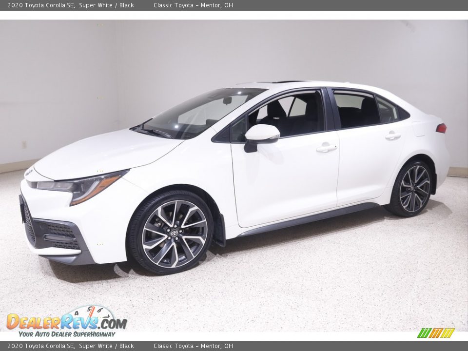 2020 Toyota Corolla SE Super White / Black Photo #3