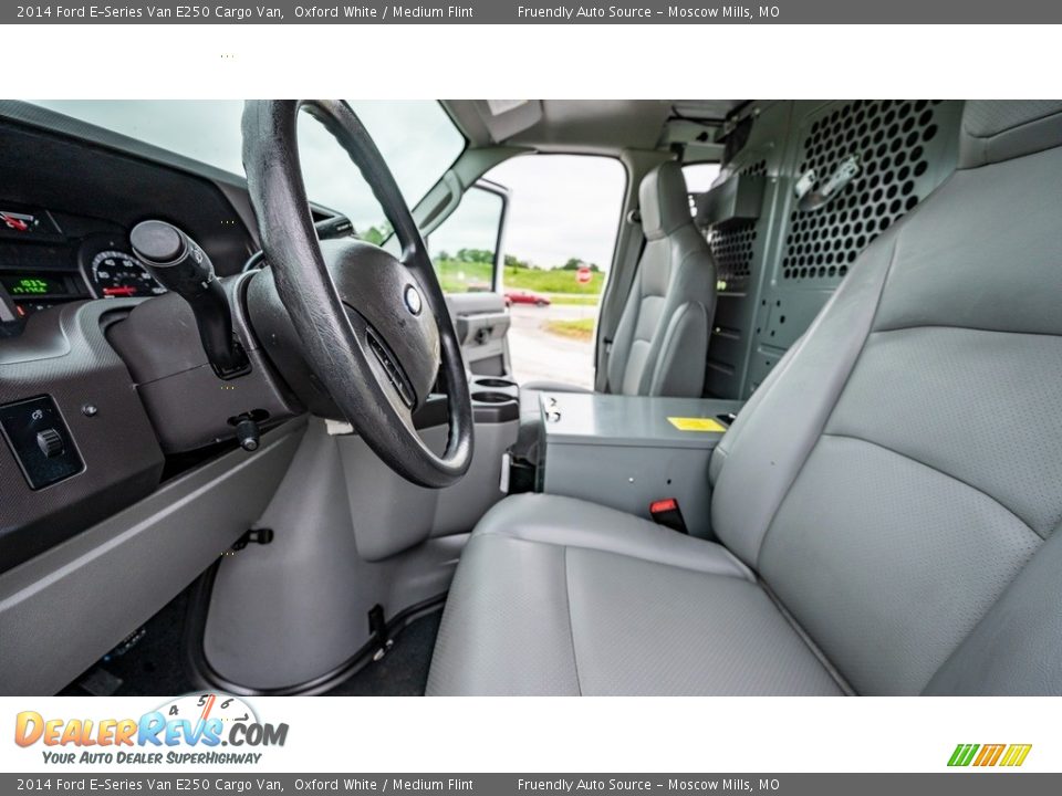 2014 Ford E-Series Van E250 Cargo Van Oxford White / Medium Flint Photo #17