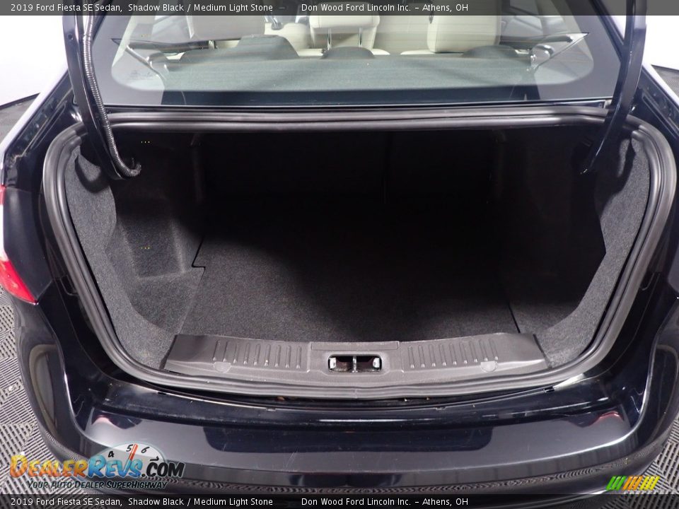 2019 Ford Fiesta SE Sedan Shadow Black / Medium Light Stone Photo #15