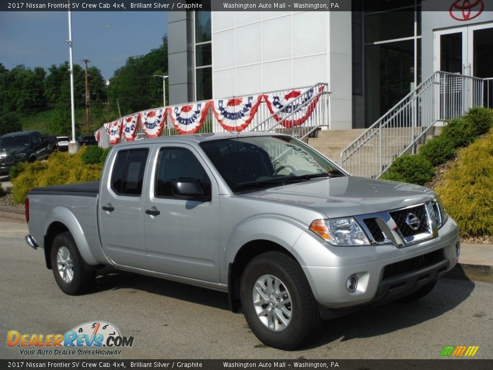 Brilliant Silver 2017 Nissan Frontier SV Crew Cab 4x4 Photo #1