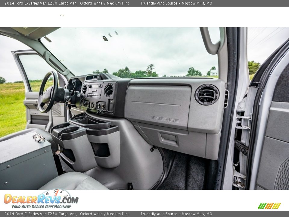 2014 Ford E-Series Van E250 Cargo Van Oxford White / Medium Flint Photo #23