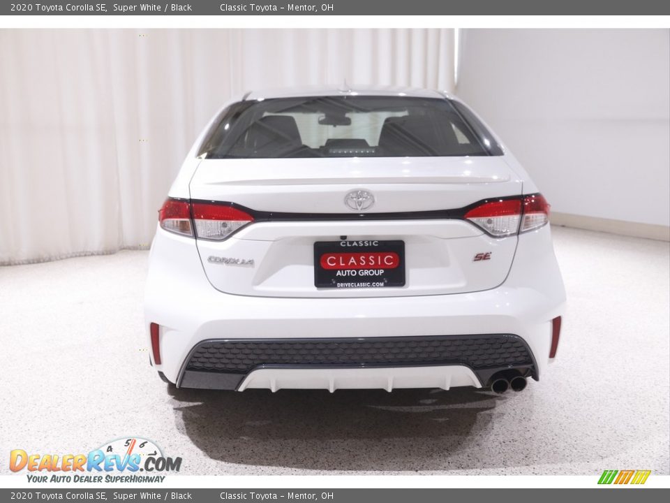 2020 Toyota Corolla SE Super White / Black Photo #16