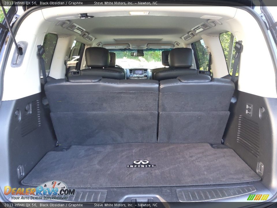 2013 Infiniti QX 56 Black Obsidian / Graphite Photo #17