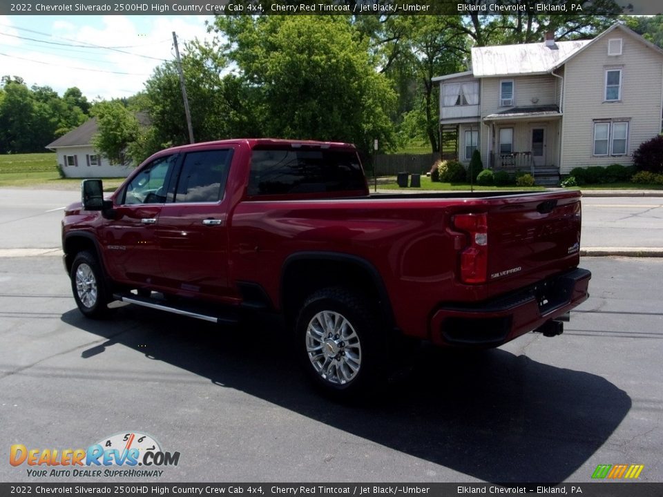 2022 Chevrolet Silverado 2500HD High Country Crew Cab 4x4 Cherry Red Tintcoat / Jet Black/­Umber Photo #6