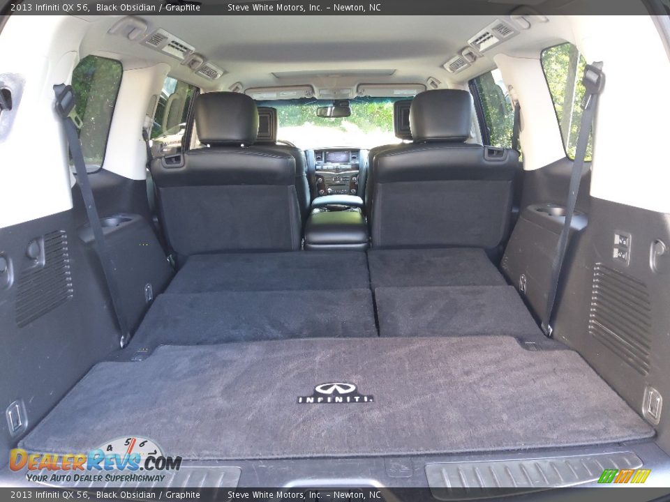 2013 Infiniti QX 56 Black Obsidian / Graphite Photo #18