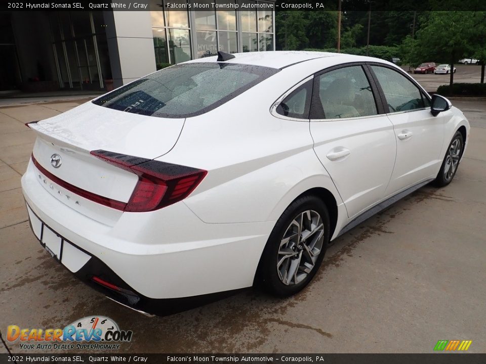 2022 Hyundai Sonata SEL Quartz White / Gray Photo #2