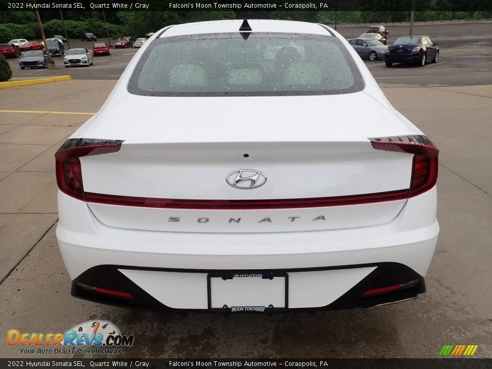 2022 Hyundai Sonata SEL Quartz White / Gray Photo #3