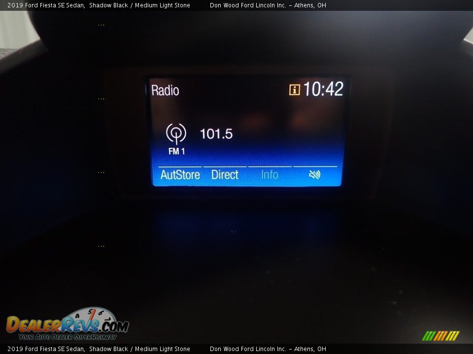 2019 Ford Fiesta SE Sedan Shadow Black / Medium Light Stone Photo #26