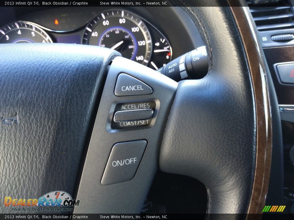 2013 Infiniti QX 56 Black Obsidian / Graphite Photo #24