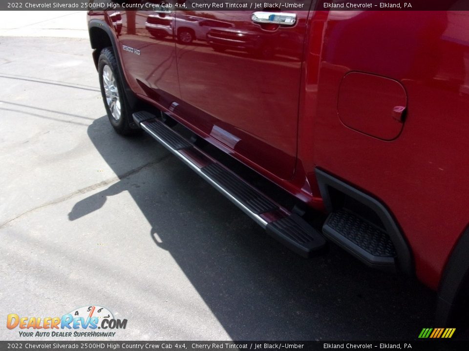 2022 Chevrolet Silverado 2500HD High Country Crew Cab 4x4 Cherry Red Tintcoat / Jet Black/­Umber Photo #14