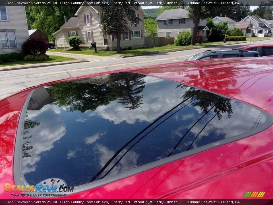 2022 Chevrolet Silverado 2500HD High Country Crew Cab 4x4 Cherry Red Tintcoat / Jet Black/­Umber Photo #16