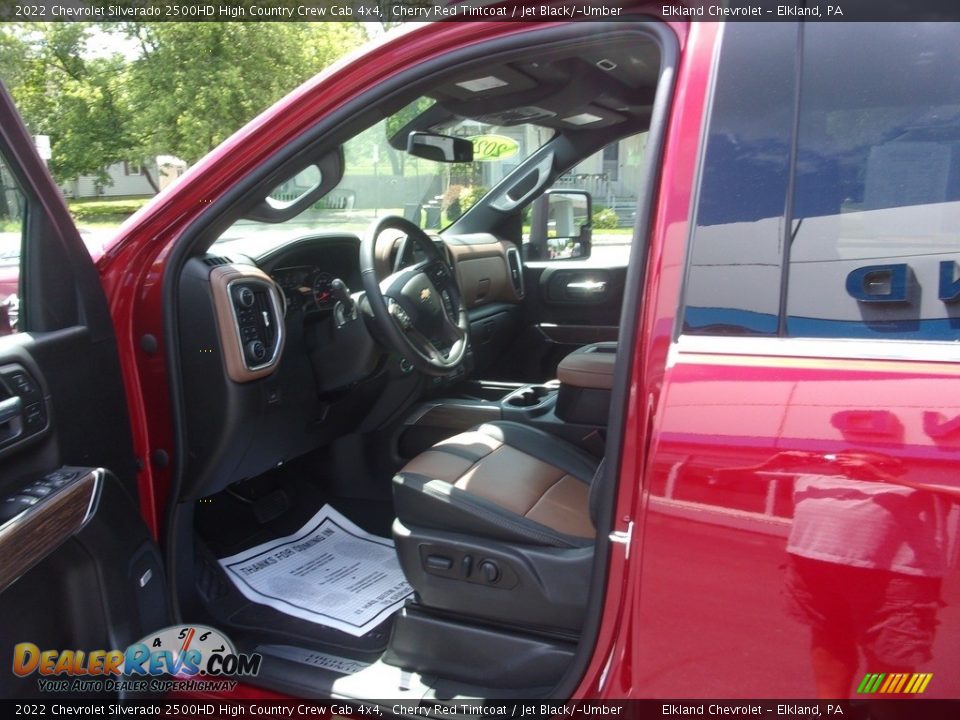 2022 Chevrolet Silverado 2500HD High Country Crew Cab 4x4 Cherry Red Tintcoat / Jet Black/­Umber Photo #17