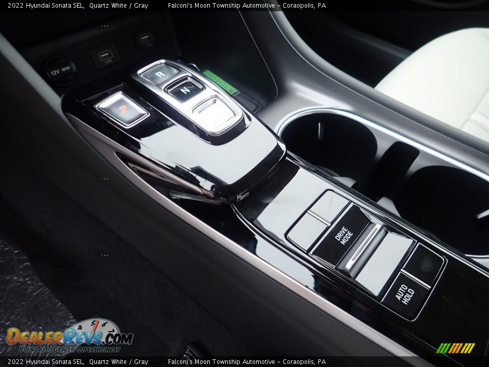 2022 Hyundai Sonata SEL Quartz White / Gray Photo #16