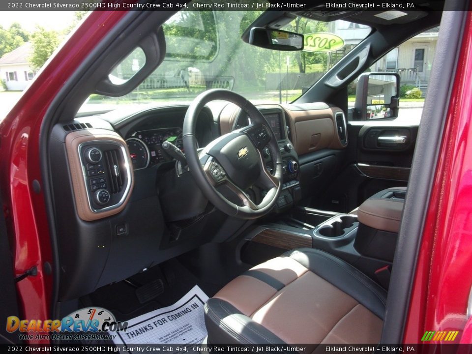 2022 Chevrolet Silverado 2500HD High Country Crew Cab 4x4 Cherry Red Tintcoat / Jet Black/­Umber Photo #18