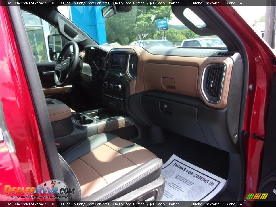 2022 Chevrolet Silverado 2500HD High Country Crew Cab 4x4 Cherry Red Tintcoat / Jet Black/­Umber Photo #23