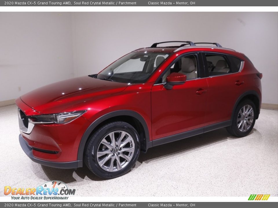 2020 Mazda CX-5 Grand Touring AWD Soul Red Crystal Metallic / Parchment Photo #3
