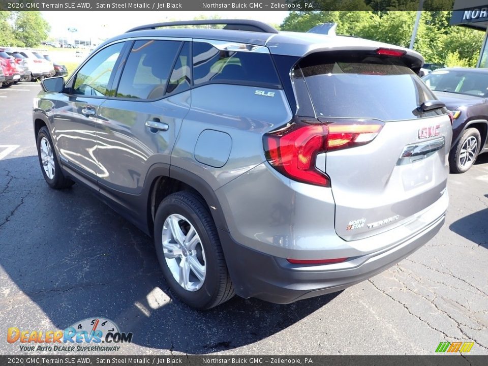 2020 GMC Terrain SLE AWD Satin Steel Metallic / Jet Black Photo #3