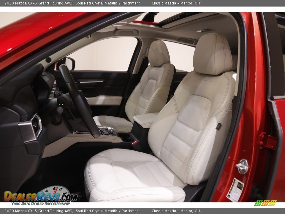 2020 Mazda CX-5 Grand Touring AWD Soul Red Crystal Metallic / Parchment Photo #5