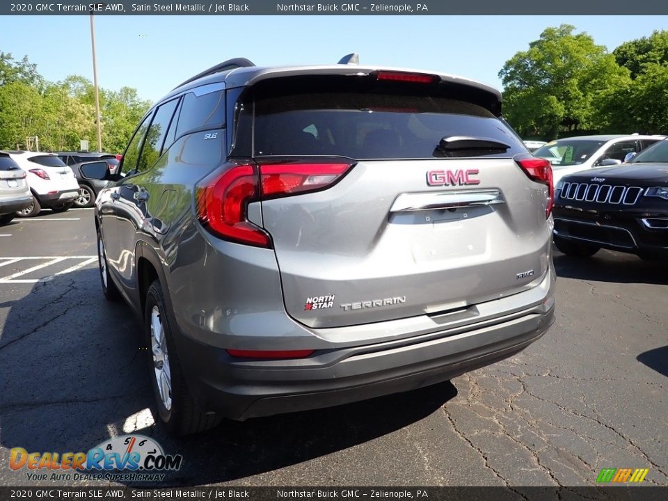 2020 GMC Terrain SLE AWD Satin Steel Metallic / Jet Black Photo #4