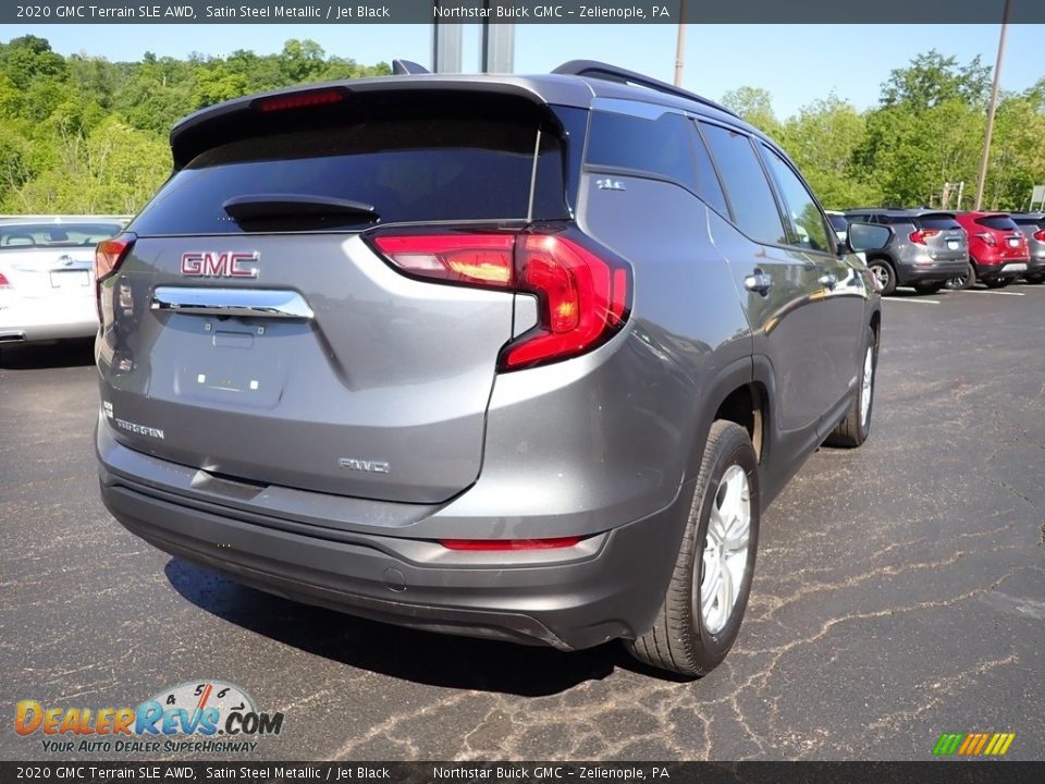 2020 GMC Terrain SLE AWD Satin Steel Metallic / Jet Black Photo #6