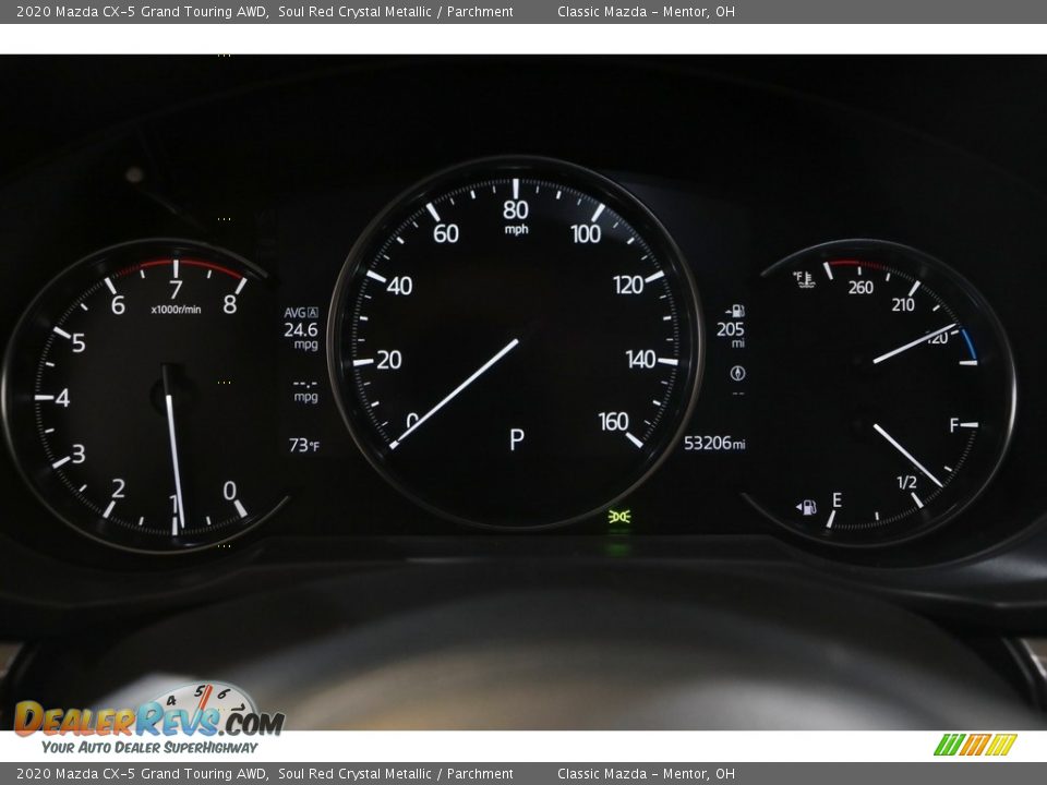 2020 Mazda CX-5 Grand Touring AWD Soul Red Crystal Metallic / Parchment Photo #8