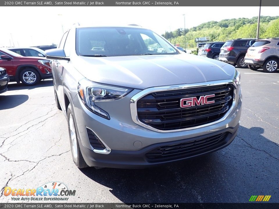 2020 GMC Terrain SLE AWD Satin Steel Metallic / Jet Black Photo #10