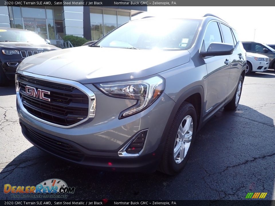 2020 GMC Terrain SLE AWD Satin Steel Metallic / Jet Black Photo #12