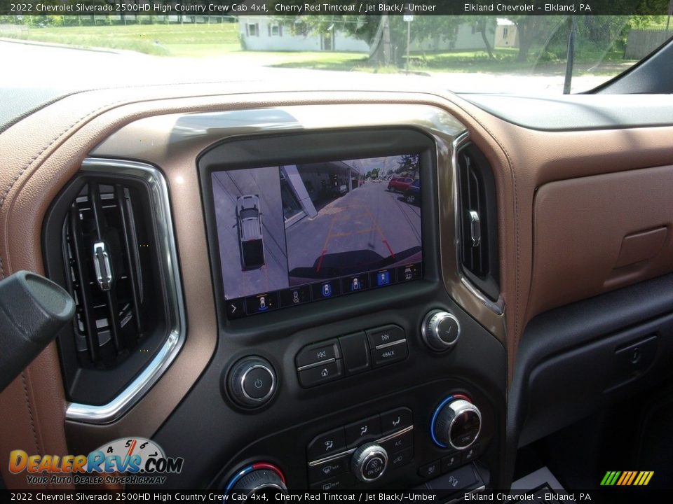 2022 Chevrolet Silverado 2500HD High Country Crew Cab 4x4 Cherry Red Tintcoat / Jet Black/­Umber Photo #35