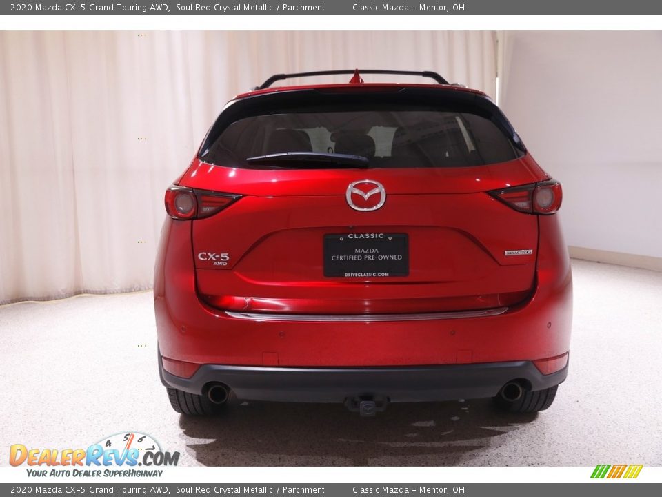 2020 Mazda CX-5 Grand Touring AWD Soul Red Crystal Metallic / Parchment Photo #18