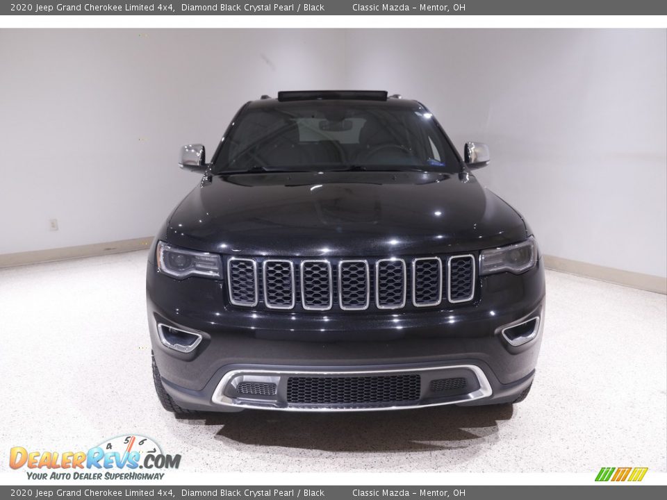 2020 Jeep Grand Cherokee Limited 4x4 Diamond Black Crystal Pearl / Black Photo #2