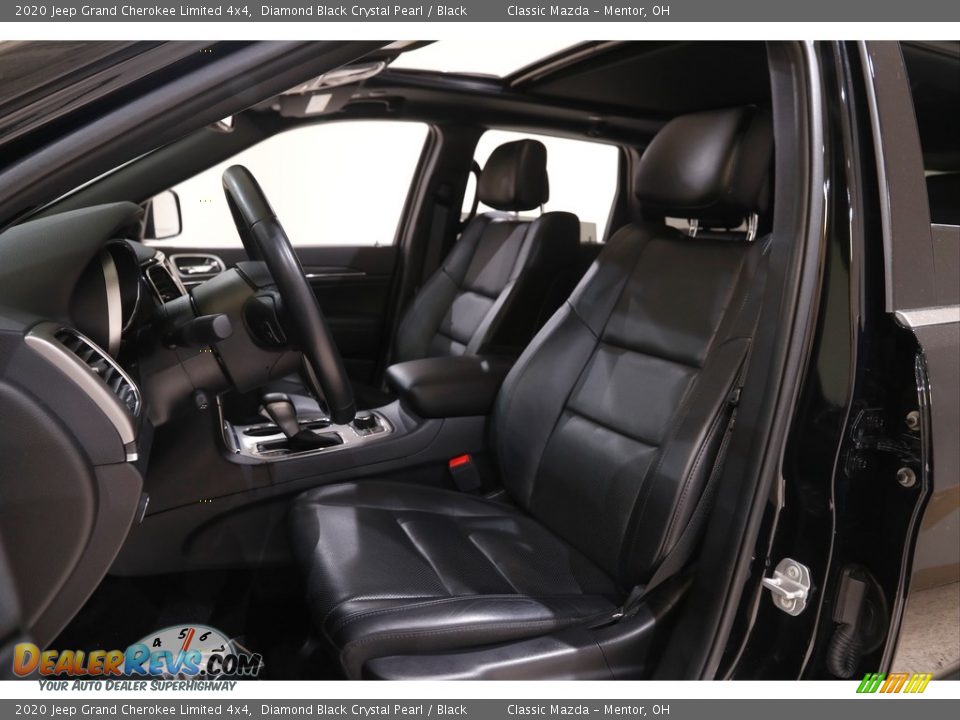 2020 Jeep Grand Cherokee Limited 4x4 Diamond Black Crystal Pearl / Black Photo #5