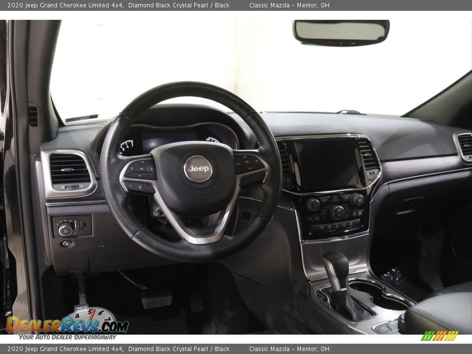 2020 Jeep Grand Cherokee Limited 4x4 Diamond Black Crystal Pearl / Black Photo #6