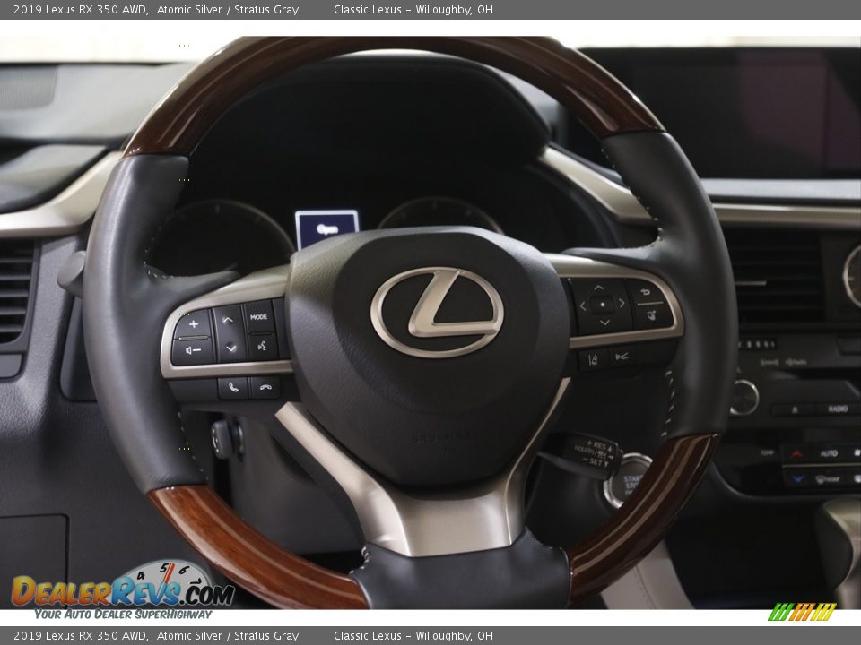2019 Lexus RX 350 AWD Atomic Silver / Stratus Gray Photo #7