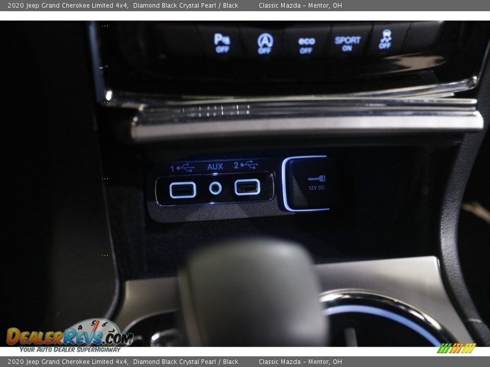 2020 Jeep Grand Cherokee Limited 4x4 Diamond Black Crystal Pearl / Black Photo #18