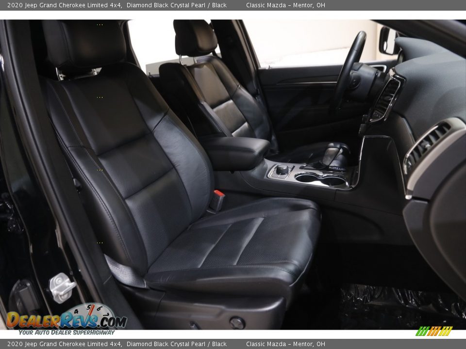 2020 Jeep Grand Cherokee Limited 4x4 Diamond Black Crystal Pearl / Black Photo #19