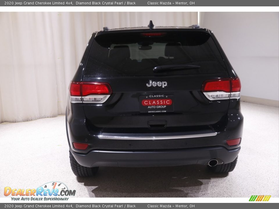 2020 Jeep Grand Cherokee Limited 4x4 Diamond Black Crystal Pearl / Black Photo #22